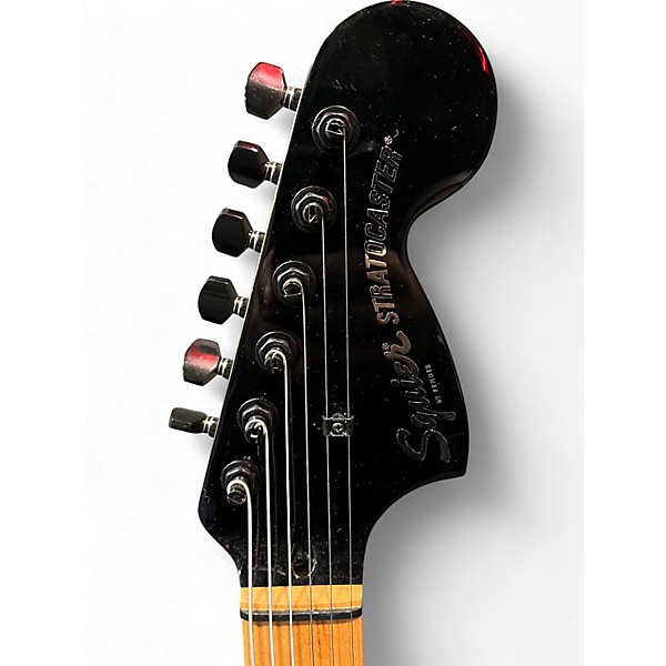 Used Squier Contemporary Special Stratocaster Black Solid Body Electric Guitar