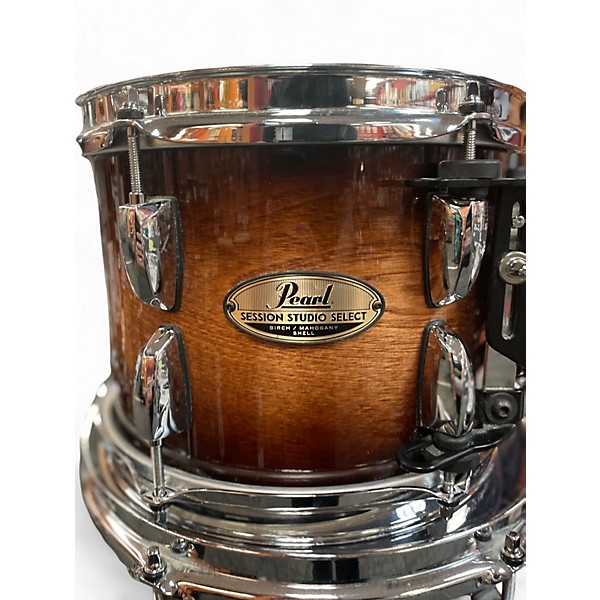 Used Pearl 5 Piece SESSION STUDIO SELECT GLOSS BARNWOOD BROWN Drum Kit