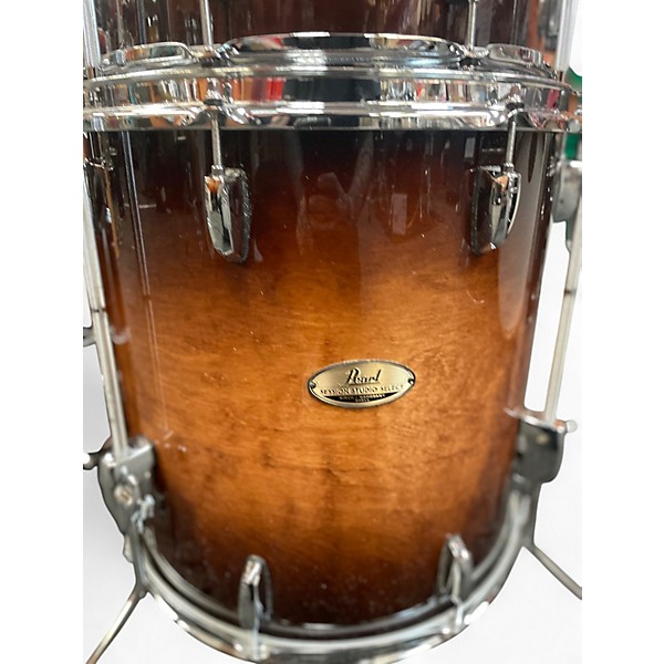 Used Pearl 5 Piece SESSION STUDIO SELECT GLOSS BARNWOOD BROWN Drum Kit