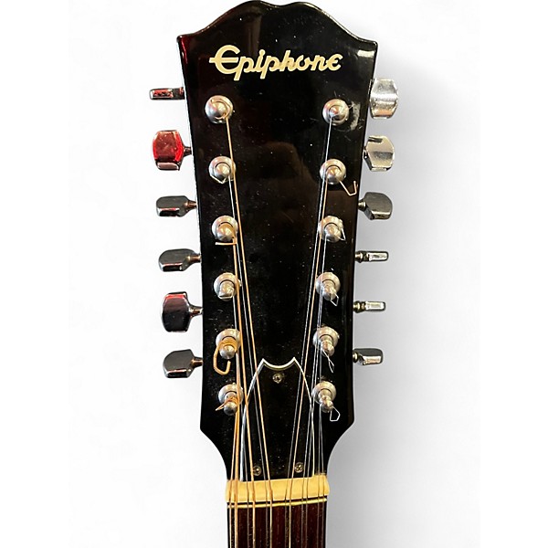Vintage 1970s Epiphone FT160N Texan-12 Natural 12 String Acoustic Guitar