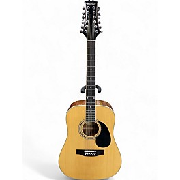 Used Mitchell D120S 12E Natural 12 String Acoustic Electric Guitar
