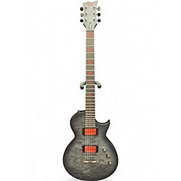 Used ESP LTD BB-600B SEE THRU BLACK Baritone Guitars