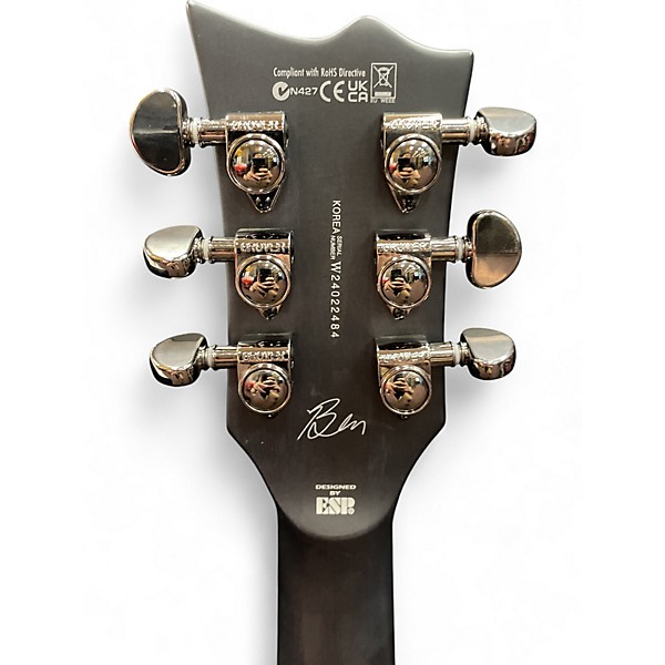 Used ESP LTD BB-600B SEE THRU BLACK Baritone Guitars