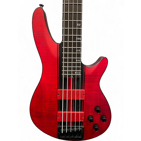 Used Schecter Guitar Research C-5 GT RED Electric Bass Guitar