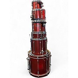 Used TAMA 6 Piece Superstar Metallic Orange Drum Kit