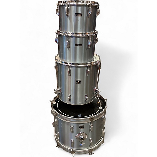 Used 1980s TAMA 4 Piece Imperialstar SILVER WRAP Drum Kit