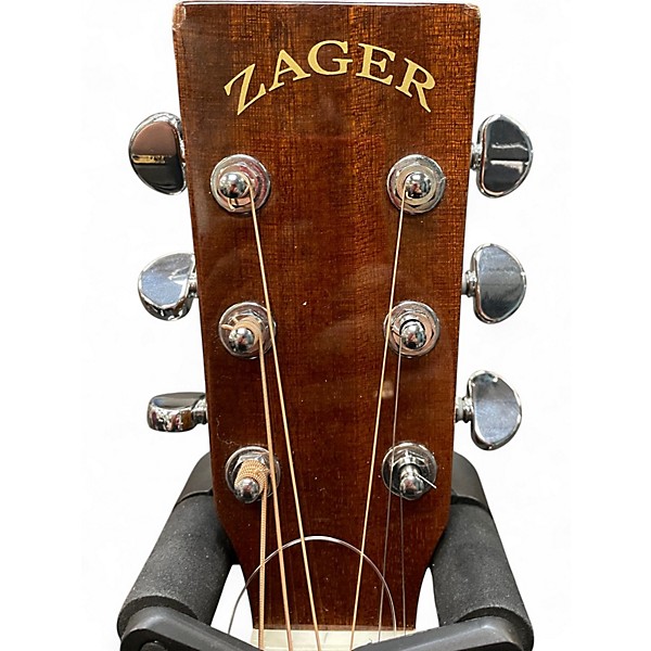 Used Zager ZAD-50CE Natural Acoustic Electric Guitar