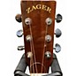 Used Zager ZAD-50CE Natural Acoustic Electric Guitar