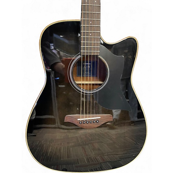 Used Yamaha Used Yamaha A1M Trans Black Acoustic Electric