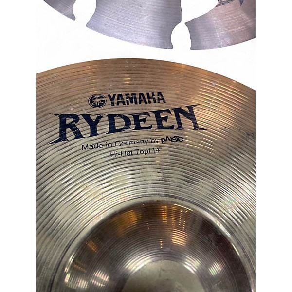 Used Yamaha 14in Rydeen Hi Hat Pair Cymbal