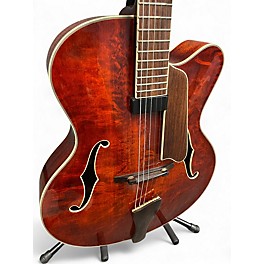 Used Eastman AR610CE Antique Natural Hollow Body Electric Guitar