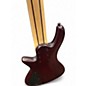 Used Schecter Guitar Research diamond  Trans Red Electric Bass Guitar