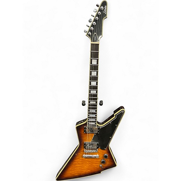 Used Schecter Guitar Research E1 Amber Solid Body Electric Guitar
