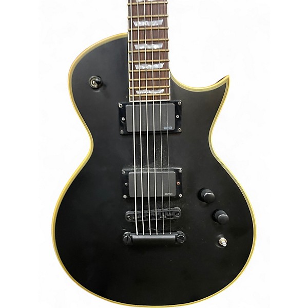 Used ESP LTD EC401B BLACK SATIN Solid Body Electric Guitar