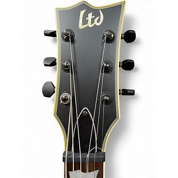 Used ESP LTD EC401B BLACK SATIN Solid Body Electric Guitar