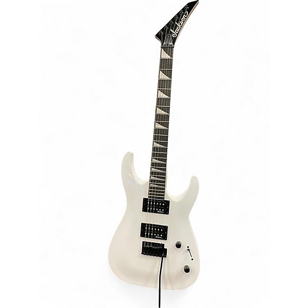 Used Jackson JS22 Dinky White Solid Body Electric Guitar