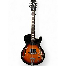Used Ibanez ag75 3 Color Sunburst Hollow Body Electric Guitar