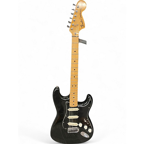 Vintage 1976 Fender Stratocaster Black Solid Body Electric Guitar