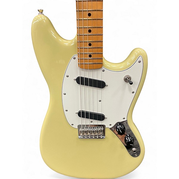 Used Fender Player II Mustang Hialeah Yellow Solid Body Electric Guitar