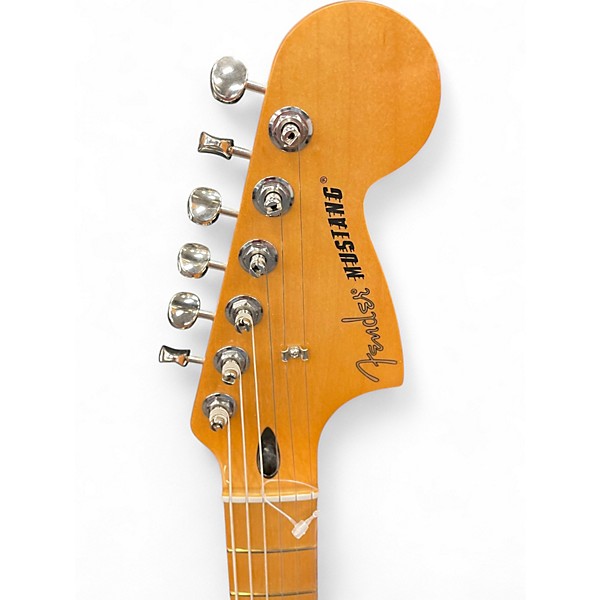 Used Fender Player II Mustang Hialeah Yellow Solid Body Electric Guitar