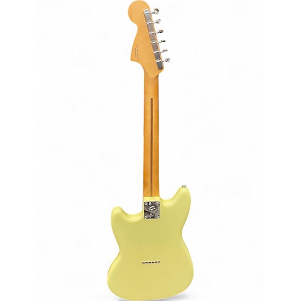 Used Fender Player II Mustang Hialeah Yellow Solid Body Electric Guitar