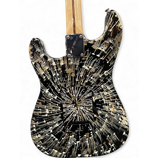 Used 2003 Fender Splattercaster Stratocaster CAMO SPLATTER Solid Body Electric Guitar