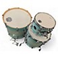 Used Mapex 5 Piece armory shell kit aqua Drum Kit