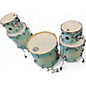 Used Mapex 5 Piece armory shell kit aqua Drum Kit