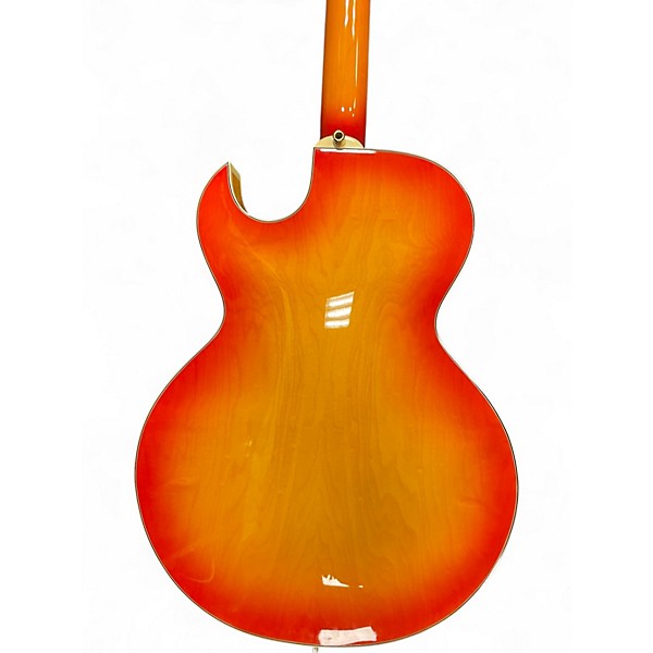 Used Dean Colt Sunburst Hollow Body Electric Guitar