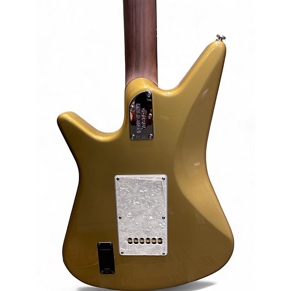 Used Ernie Ball Music Man albert lee mm90 Gold Solid Body Electric Guitar
