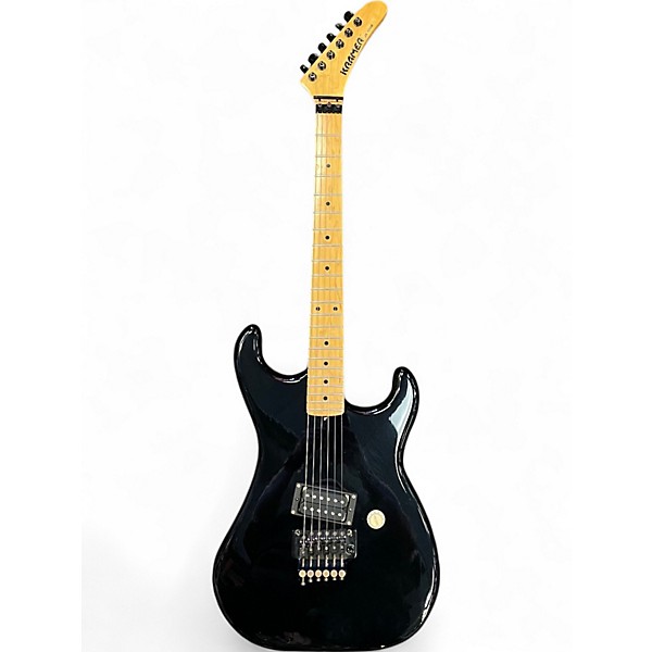 Used Kramer Used Kramer jk1000 Black Solid Body Electric Guitar  