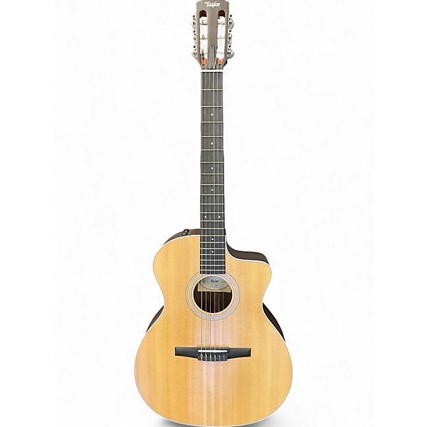 Used Taylor 214CEN Natural Classical Acoustic Electric Guitar
