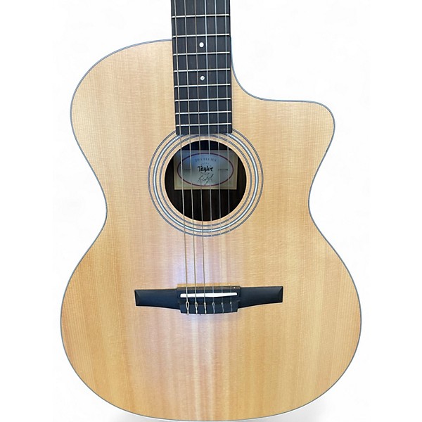 Used Taylor 214CEN Natural Classical Acoustic Electric Guitar
