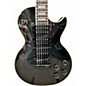 Used Epiphone Les Paul Custom 3 Pickup Trans Black Solid Body Electric Guitar