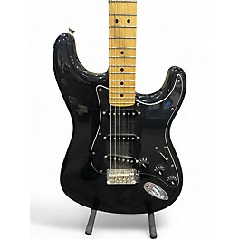 Used Fender Player Stratocaster Black Solid Body Electric Guitar