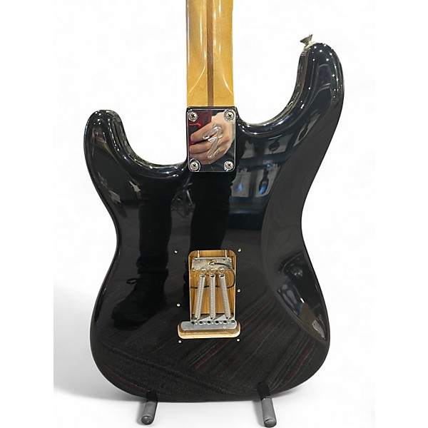 Used Fender Player Stratocaster Black Solid Body Electric Guitar