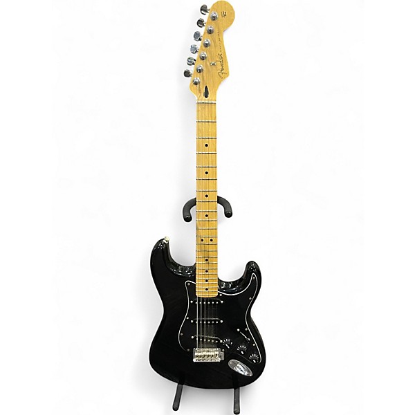 Used Fender Player Stratocaster Black Solid Body Electric Guitar