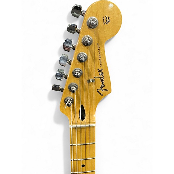 Used Fender Player Stratocaster Black Solid Body Electric Guitar