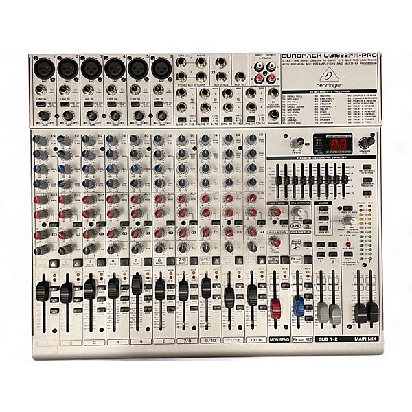 Used Behringer EURORACK UB1832FX Digital Mixer