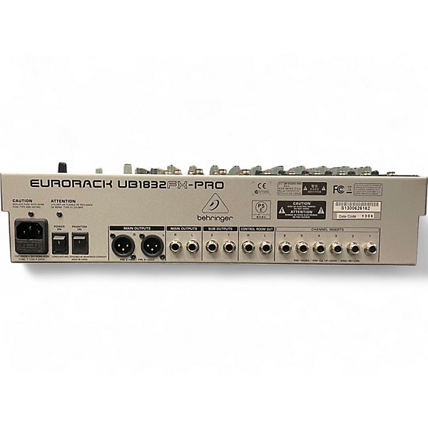 Used Behringer EURORACK UB1832FX Digital Mixer