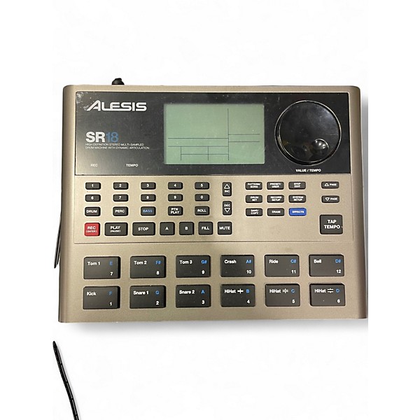 Used Alesis Used Alesis SR18 Drum Machine | Guitar Center Used Alesis Used Alesis SR18 Drum Machine | Guitar Center