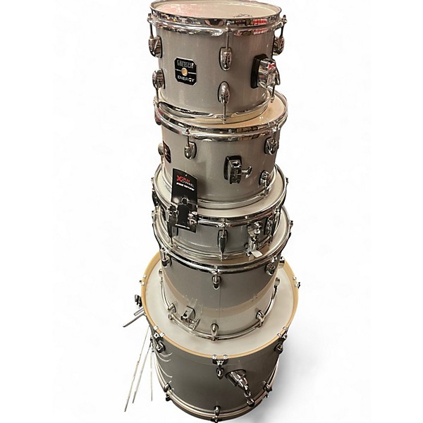 Used Gretsch Drums 5 Piece Energy Silver Sparkle Drum Kit,Specials : American Fashion Style Bags On Sale