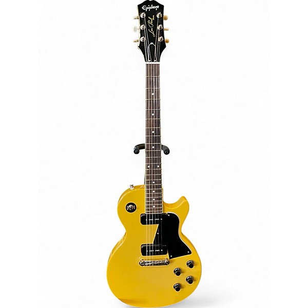 Used 2021 Epiphone LES PAUL SPECIAL TV Yellow Solid Body Electric Guitar