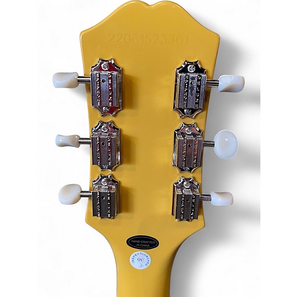Used 2021 Epiphone LES PAUL SPECIAL TV Yellow Solid Body Electric Guitar
