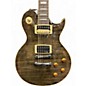 Used Vintage V100 Trans Black Solid Body Electric Guitar
