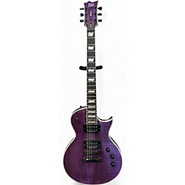 Used ESP LTD EC1000 Trans Purple Solid Body Electric Guitar