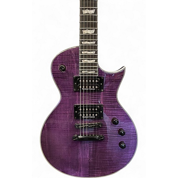 Used ESP LTD EC1000 Trans Purple Solid Body Electric Guitar