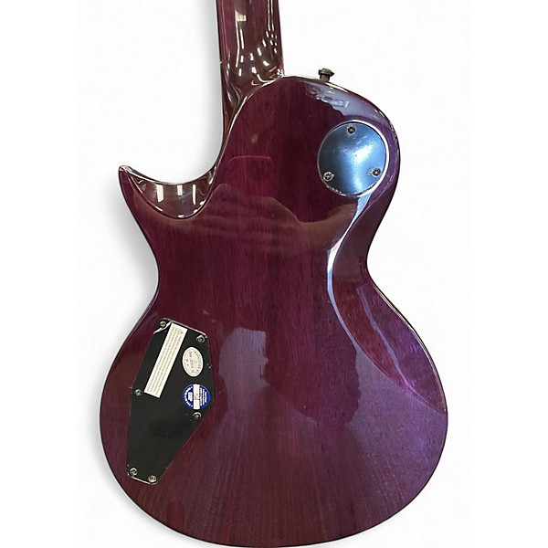 Used ESP LTD EC1000 Trans Purple Solid Body Electric Guitar