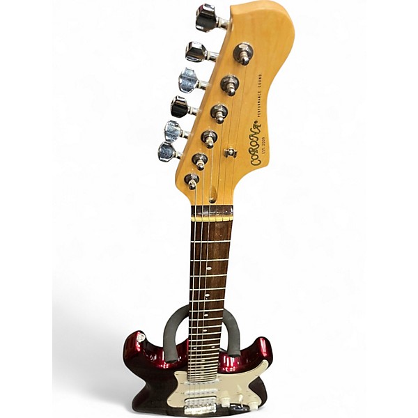 Used 2009 Corona CST-220 Chrome Red Solid Body Electric Guitar