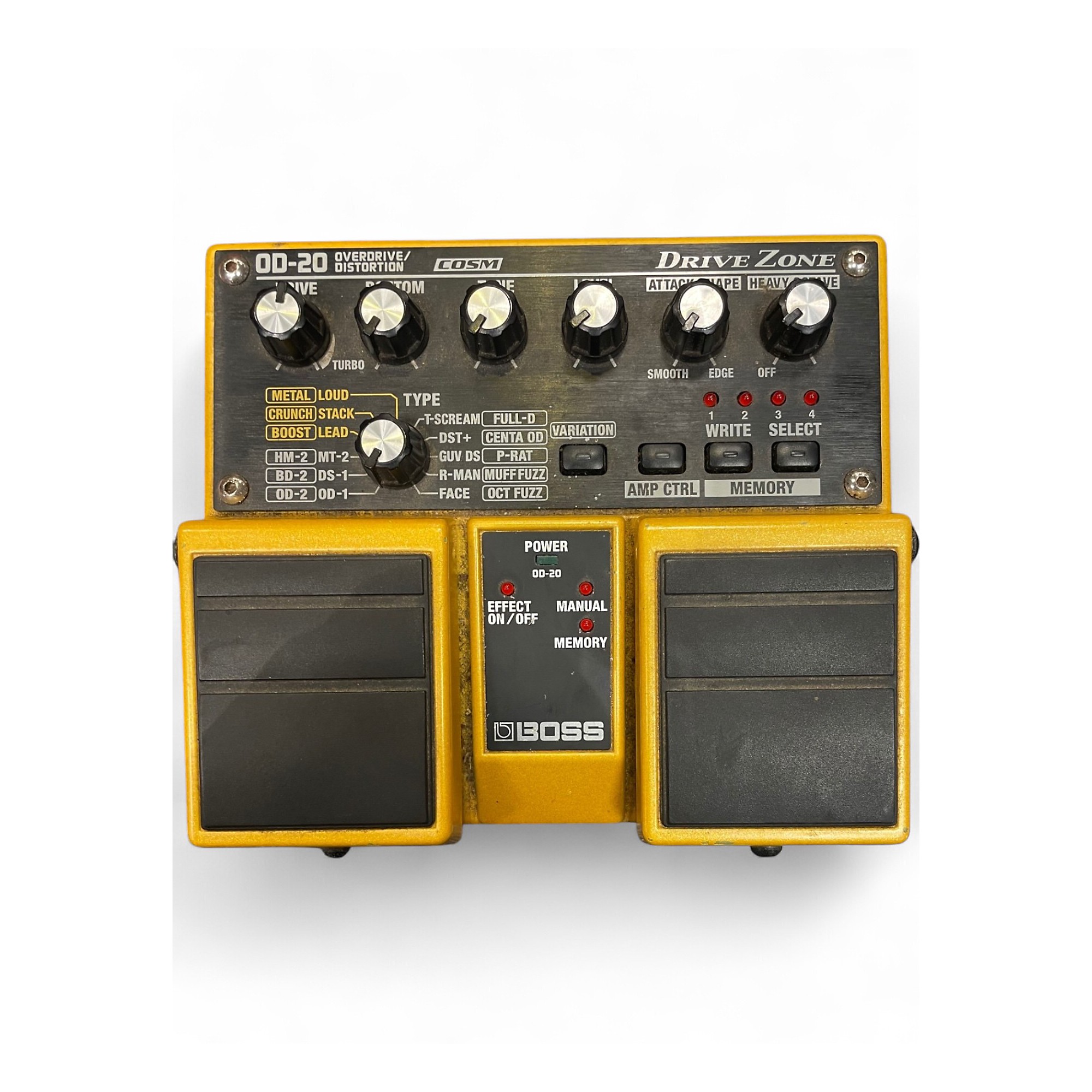 Used BOSS Used BOSS OD20 Overdrive Distortion Effect Pedal